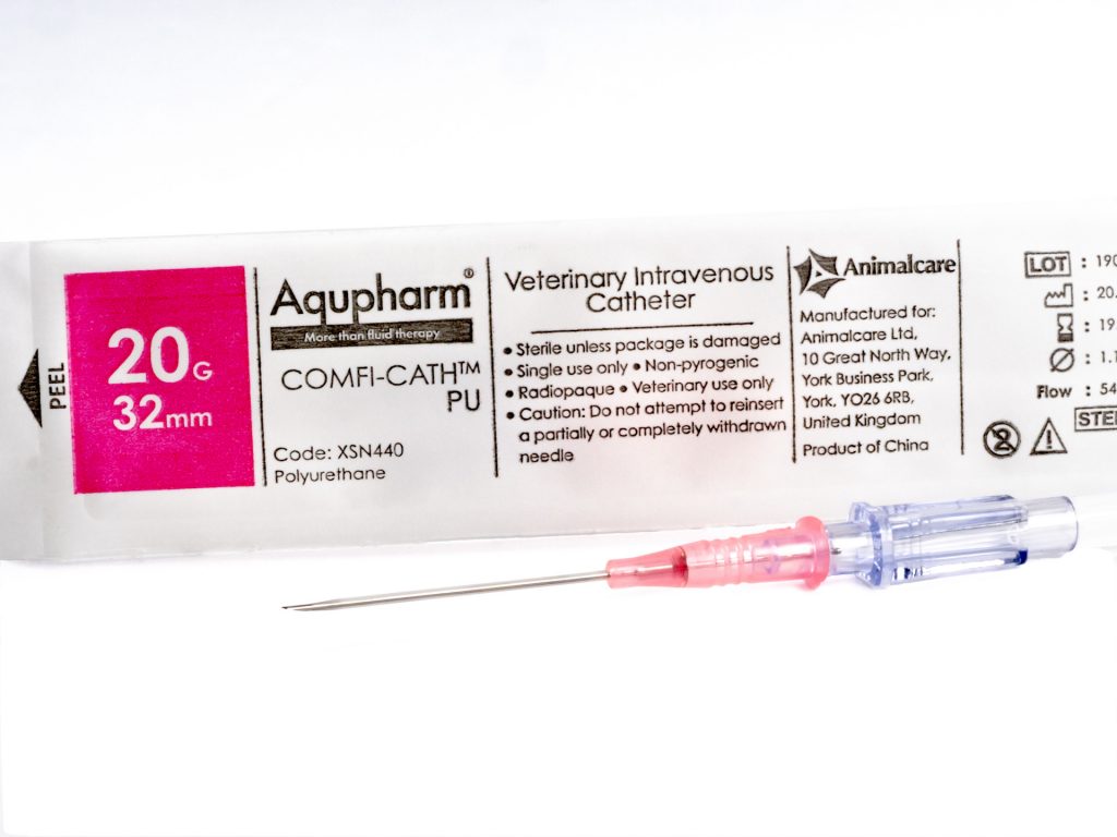 Aqupharm Comfi-Cath PU catheter 20g x 32mm