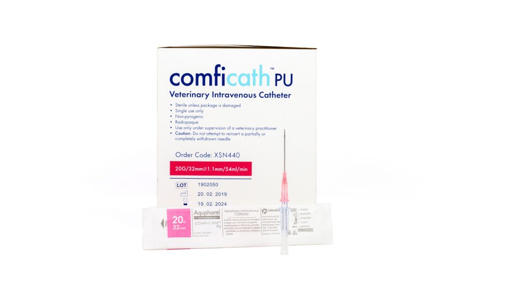 Aqupharm Comfi-Cath PU catheter 20g x 32mm