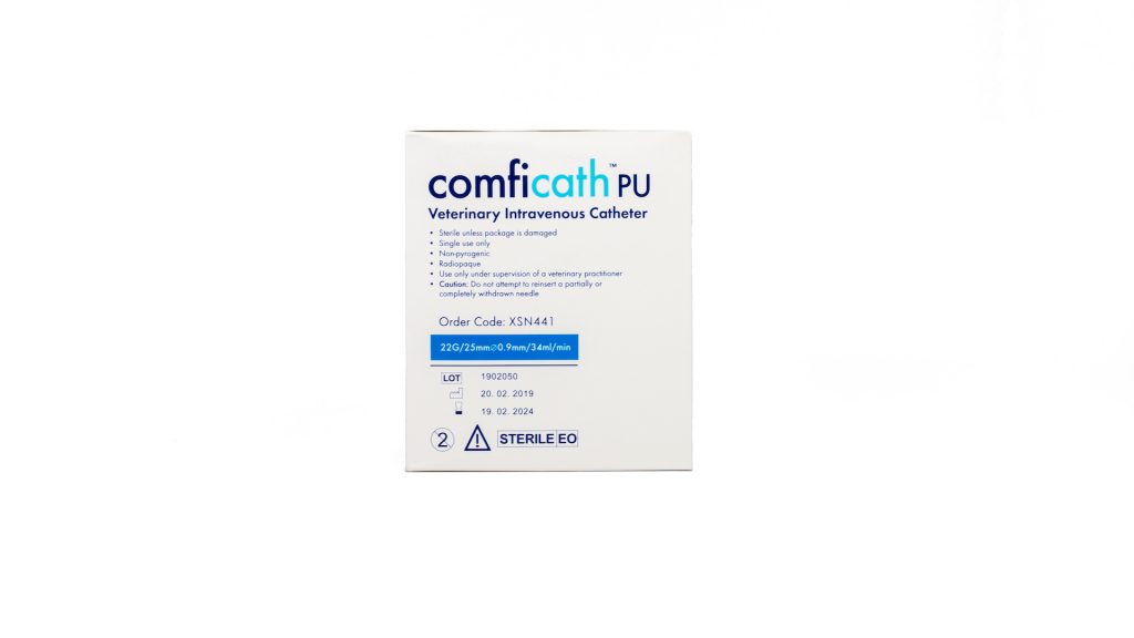 Aqupharm Comfi-Cath PU catheter 22g x 25mm