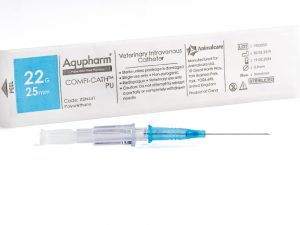 Aqupharm Comfi-Cath PU catheter 22g x 25mm