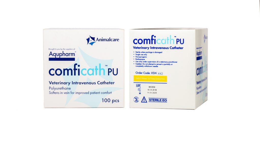 Aqupharm Comfi-Cath PU catheter 24g x 19mm