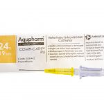 Aqupharm Comfi-Cath PU catheter 24g x 19mm