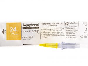 Aqupharm Comfi-Cath PU catheter 24g x 19mm