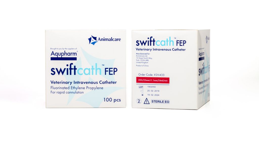 Aqupharm Swift-Cath FEP catheter 20g x 25mm