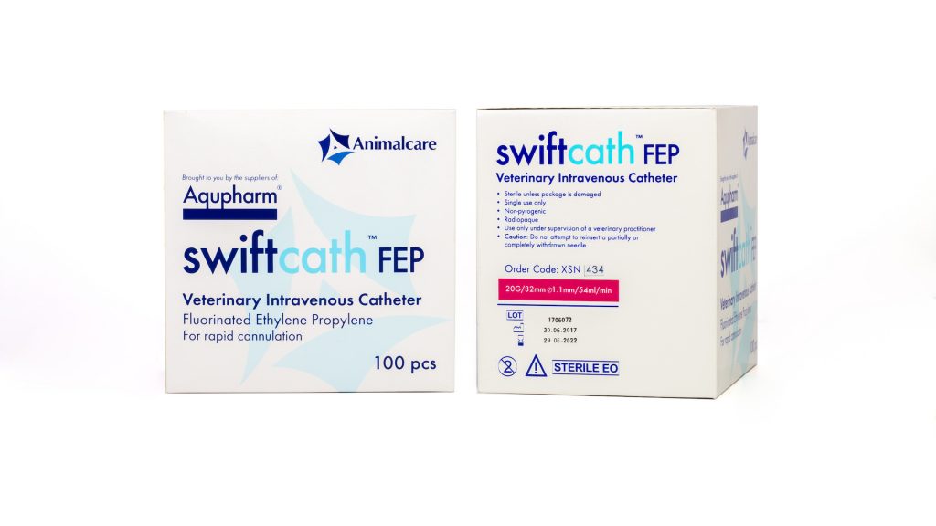 Aqupharm Swift-Cath FEP catheter 20g x 32mm