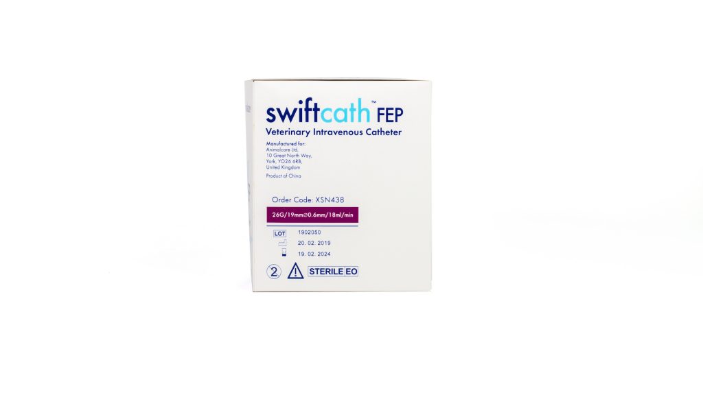 Aqupharm Swift-Cath FEP catheter 26g x 19mm