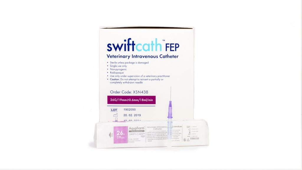 Aqupharm Swift-Cath FEP catheter 26g x 19mm